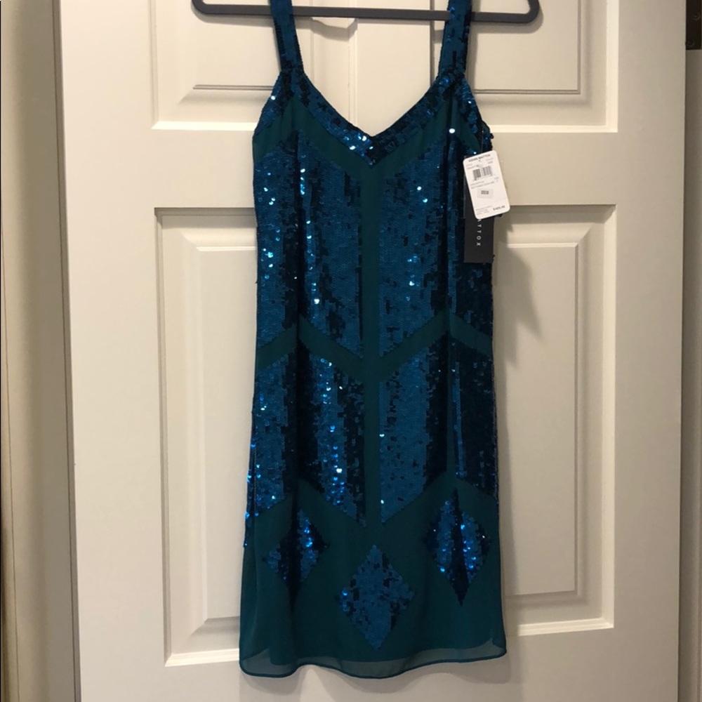 Party dress - sequin and chiffon.